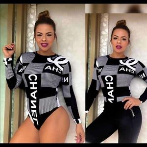 Body Suit With A Long Sleeve!!